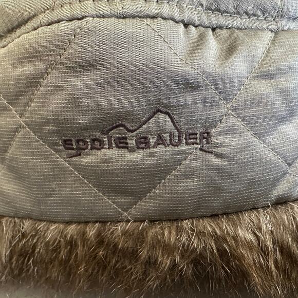 Eddie Bauer Silver Trapper Hat Warm Adult Small Medium - Picture 8 of 9